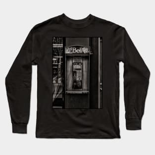 Phone Booth No 32 with Border Long Sleeve T-Shirt